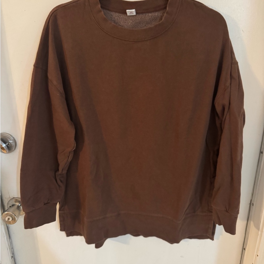Old Navy Chocolate Crewneck Sweater